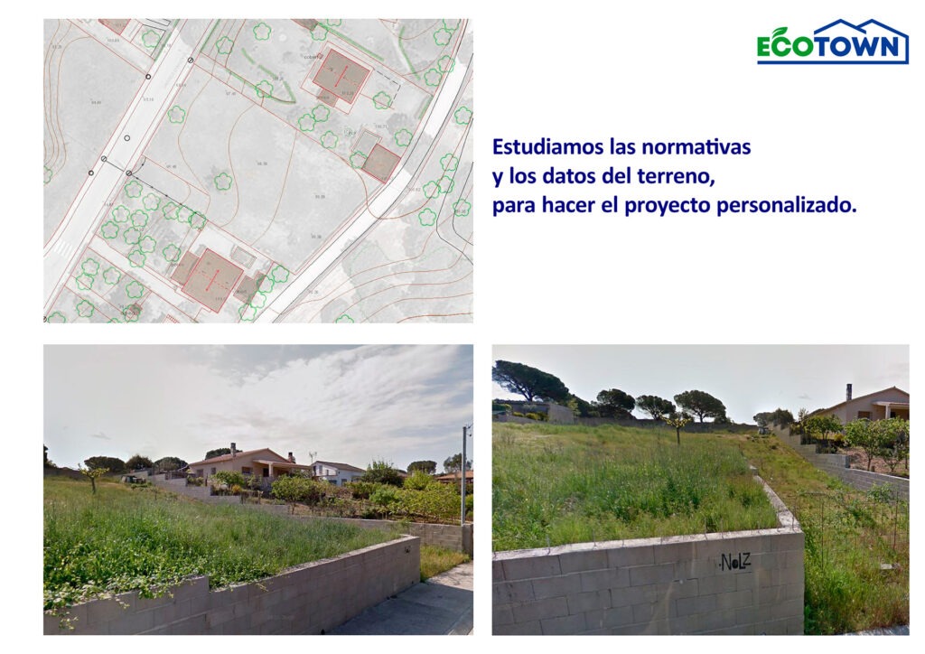 EcoTown. Casas prefabricadas. Proceso de construcion. Diapositiva 03